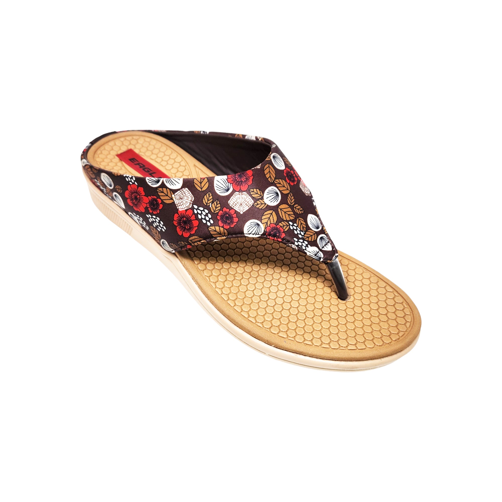 KI-175 Brown Ladies Flats